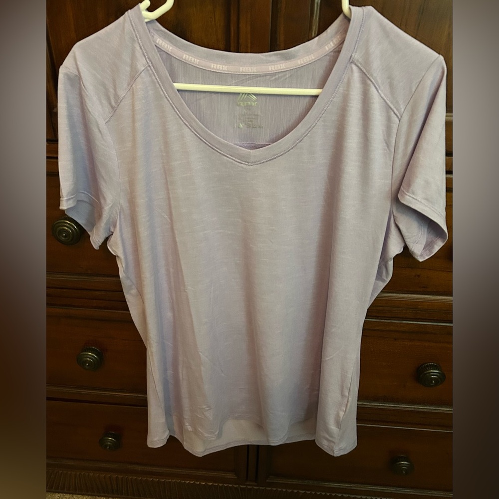 NWOT RBX Stratus Everyday Athletic Running Short Sleeve Tee,Pastel Lilac Size L - Picture 6 of 14